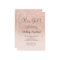 Rose gold glam glitter pink ombre girl baby shower