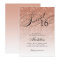 Rose Gold Glam Glitter Sweet 16 Invitation