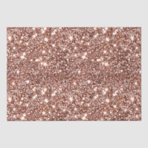 Rose Gold Glam Glitter Tissue Paper