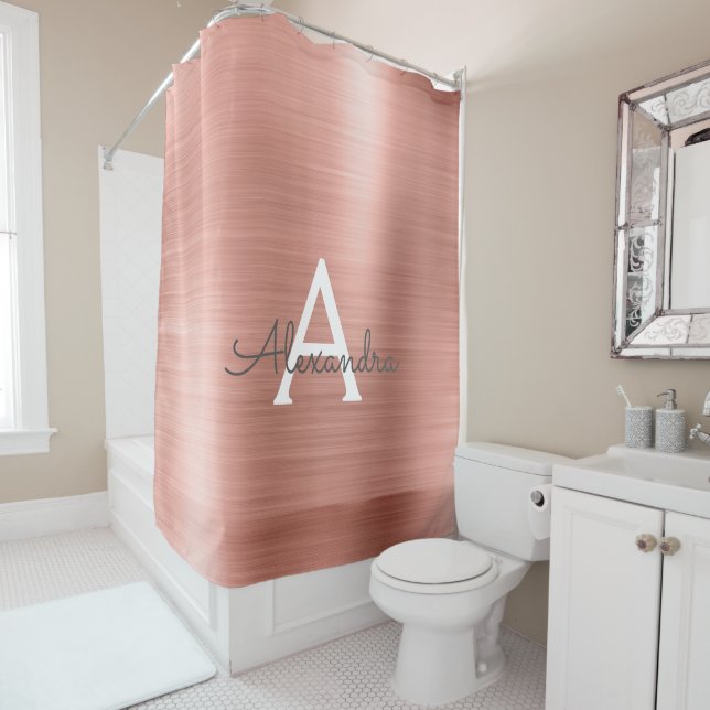 Rose Gold Glam Metallic Monogram (In Situ)