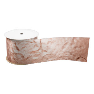 Rose Gold Glam Satin Ribbon