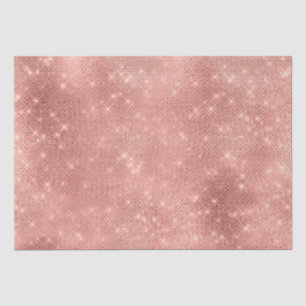 Rose Gold Glam Sparkle Wedding Tissue Paper