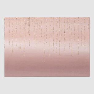 Rose Gold Glam Strings Tissue Paper