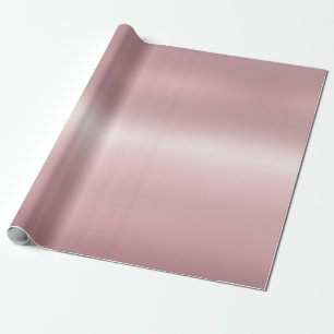 Rose Gold Glamourous Metallic Look Elegant Gift Wrapping Paper
