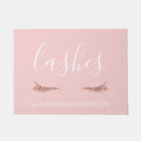 Rose Gold Glitter and Sparkle Eyelash Extension