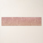 Rose Gold Glitter Crumbled Foil Ombre Gradient Scarf<br><div class="desc">This chic and girly faux printed rose gold glitter and foil ombre gradient is perfect for the trendy and stylish woman. Its fashionable and modern print is great for many gifts and occasions. Enjoy this sparkly and feminine print for your next purchase; for yourself,  your friends,  or your family.</div>