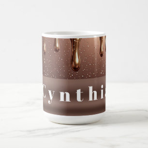 🌸 Rose Gold Glitter Elegant Custom Home Style 🌸 Coffee Mug