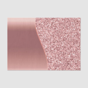 Rose Gold Glitter Foil Tissue Paper