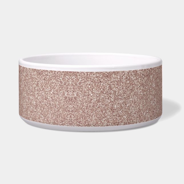 Rose Gold Glitter Metallic Pretty Girly Sparkly (Front)