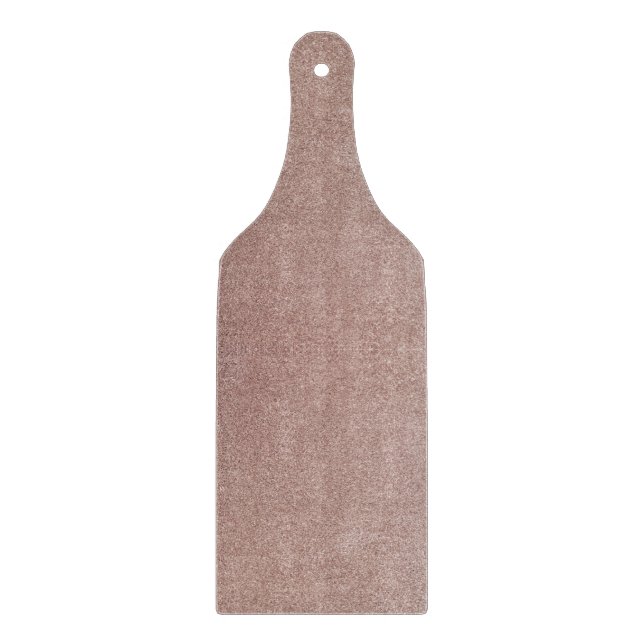 Rose Gold Glitter Metallic Pretty Girly Sparkly Cutting Board (Front)