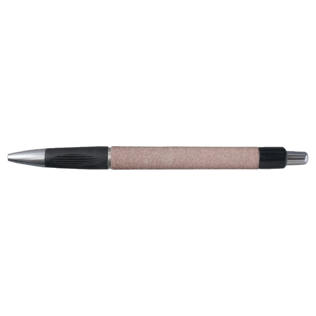 Rose Gold Glitter Metallic Pretty Girly Sparkly Pen (Front)