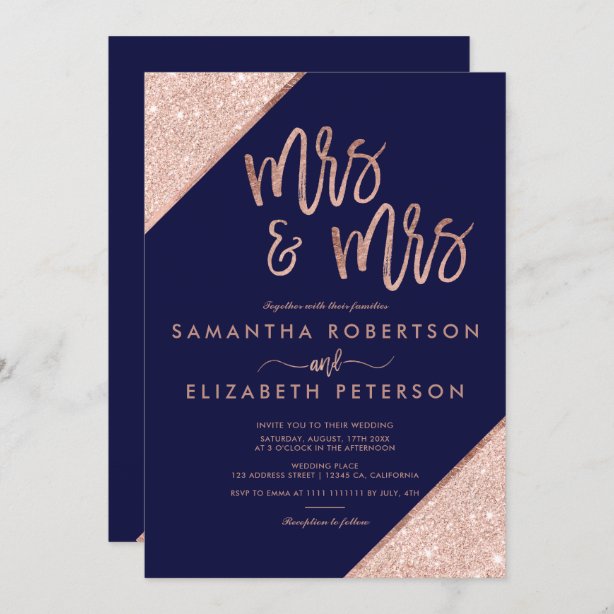 Lesbian Wedding Invitations & Announcements | Zazzle CA