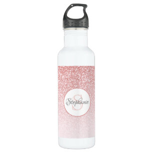 Rose Gold Glitter Personalized Name 710 Ml Water Bottle