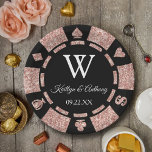 Rose Gold Glitter Poker Chip Casino Wedding Party Paper Plate<br><div class="desc">Celebrate in style with these trendy poker chip paper plates. The design is easy to personalize with your own wording and your family and friends will be thrilled when they see these fabulous party plates.</div>