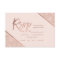 Rose gold glitter script blush pink rsvp wedding 2
