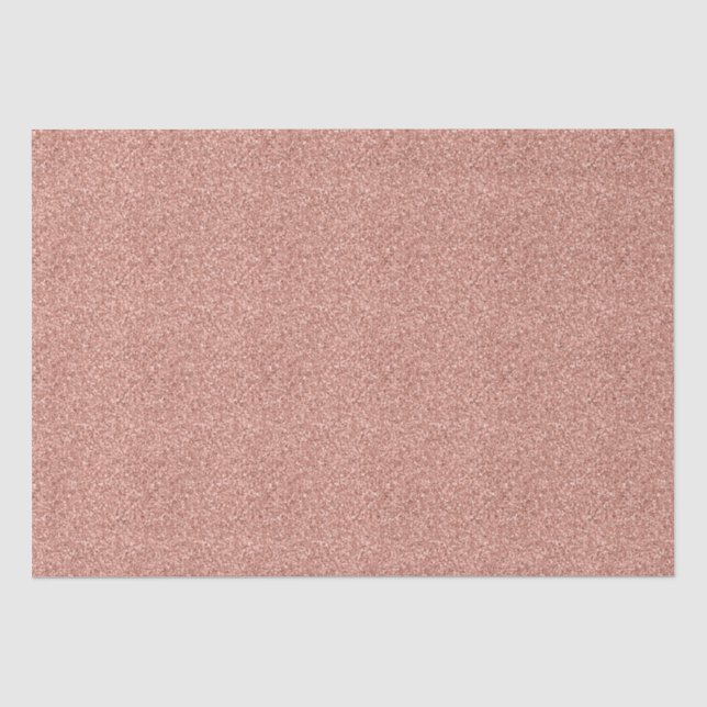 Rose Gold Glitter Tissue Paper (Front)
