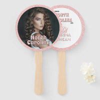Rose Gold Glitz Pageant Fan Waver 10-Pack