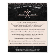 Rose Gold Hair Salon Covid Conscious Safety