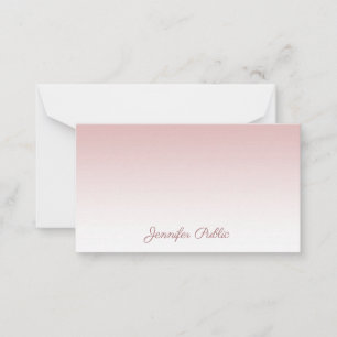 Rose Gold Handwriting Script Name Elegant Template