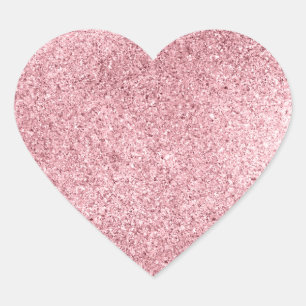 Rose Gold Heart Sticker