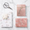 Rose Gold Holiday Snowflakes Christmas