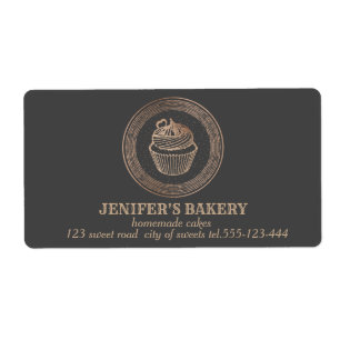 Rose gold  Homemade cupcakes and treats packaging