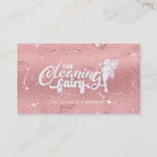 Rose Gold House Nettoyage Cartes de visite
