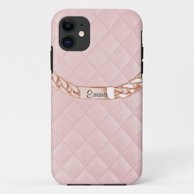 Rose Gold ID Phone Case (Back)