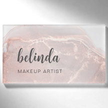 Rose Gold Ink Marble