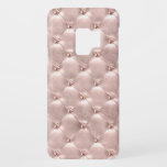 Rose Gold Jewel Bling Cushion Stitched Pillow Case-Mate Samsung Galaxy S9 Case<br><div class="desc">Girly Rose Gold Jewelled Bling Pillow Case. This cute modern Blush Pink Case has a Cushion Stitch and has lots of jewellery bling to impress.</div>