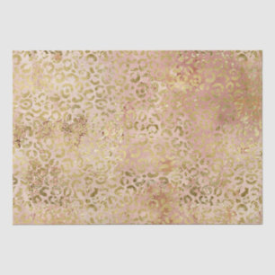 Rose Gold Leopard Print Tissue Paper
