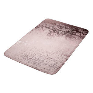 Rose gold Luxury metallic Bath Mat