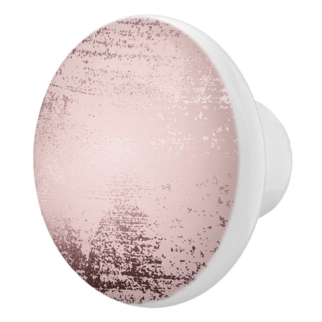 Rose gold Luxury metallic design Ceramic Knob (Right)