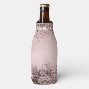 Rose gold Luxury metallic personalized Bottle Cooler