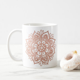 Rose Gold Mandala Coffee Mug