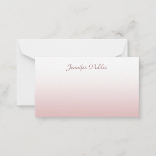 Rose Gold manuscrit Script Élégant Modèle