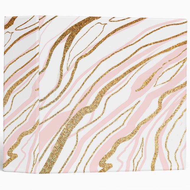 Rose Gold Marble Binder (Front/Spine)