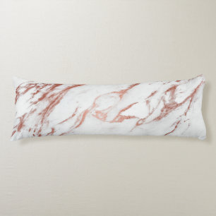 Rose Gold Marble Body Pillow
