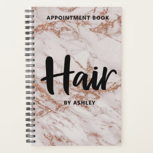 Rose Gold Marble Hair de rendez-vous Livre