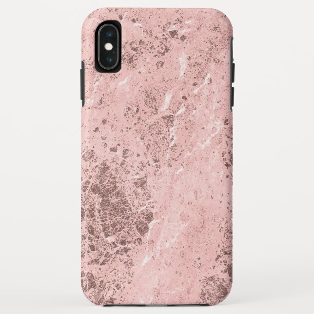 Rose Gold Marble Stone Look Case-Mate iPhone Case (Back)