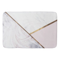 Rose Gold Marble Swirl & Blush Pink Bronze Glam