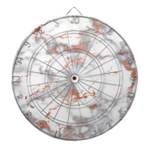 rose gold marble texture dartboard