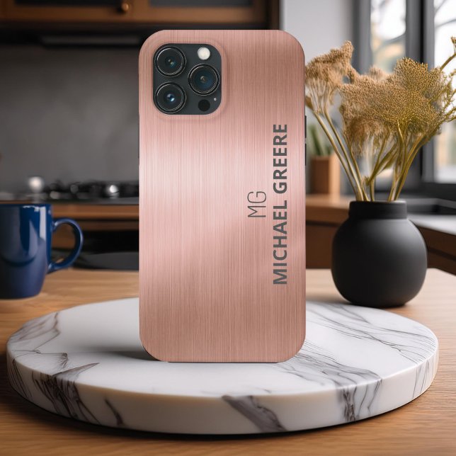 Rose Gold Metallic Professional Case-Mate iPhone Case (Creator Uploaded)
