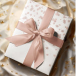 Rose Gold Metallic Snowflakes Holiday Christmas Wrapping Paper<br><div class="desc">This design may be personalized by choosing the Edit Design option. You may also transfer onto other items. Contact me at colorflowcreations@gmail.com or use the chat option at the top of the page if you wish to have this design on another product or need assistance with this design. See more...</div>