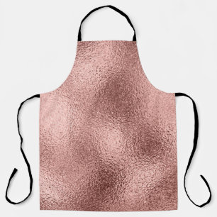 Rose Gold Metallic: Vintage Shine. Apron