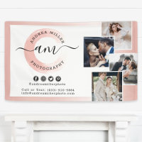 Rose Gold Minimalist Photographer Marketing Photos