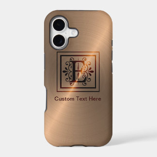 Rose Gold Monogram E