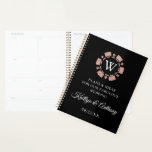Rose Gold Monogram Poker Chip Casino Wedding Planner<br><div class="desc">Get ready for your big day in style with this modern and very trendy wedding planner. The design is easy to personalize with your own monogram initial, names and wedding date and you can keep all your design ideas, important wedding information and much more safely together in this personalized planner....</div>