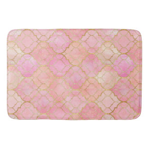 Rose Gold Moroccan Bath Mat