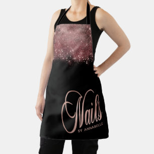 Rose Gold Nails  Apron